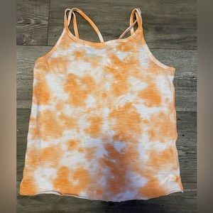 (NWOT)Girls tie-dye tank top